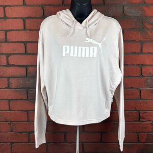 Puma Girls Medium‎ Pink Pullover Hoodie – Casual, Sporty, Cozy